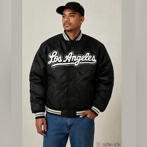 RARE Reve Jeans XL Los Angeles Old School Puffer Jacket